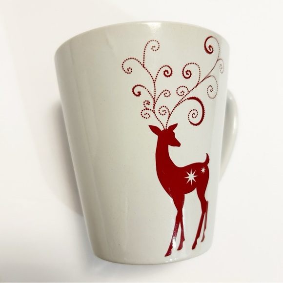 2011 Starbucks Reindeer 10 oz Ceramic Mug *TINY FLAW* - Picture 4 of 7